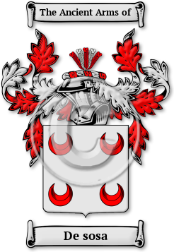 De sosa Family Crest Download (jpg) Legacy Series - 150 DPI